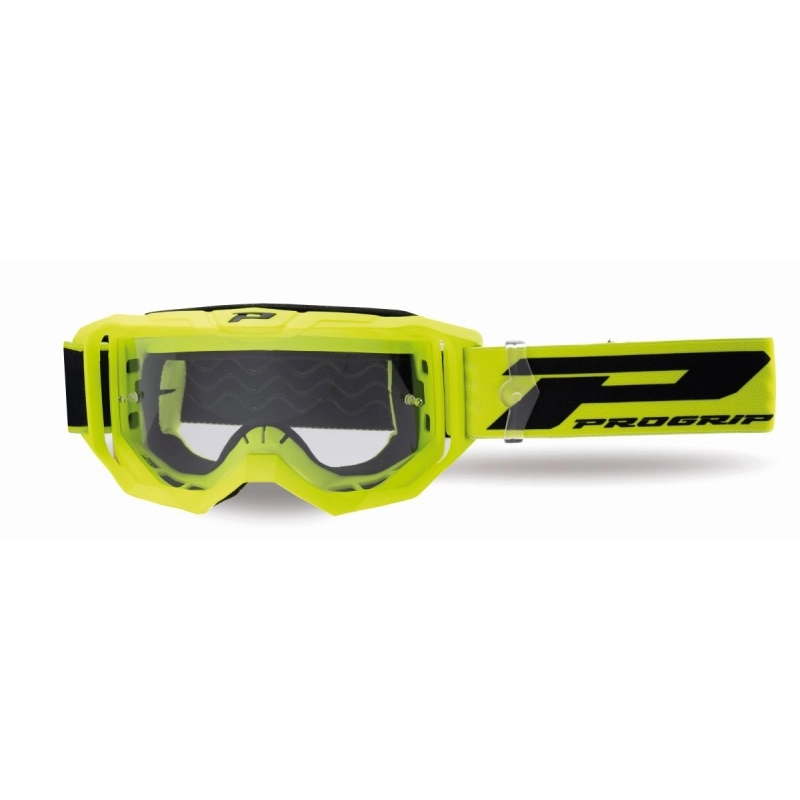 Мотоокуляри Progrip PG3300-310 TR Vision Yellow Clear Lens