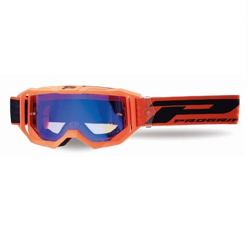 Мотоокуляри Progrip PG3300-409 FL Vision Orange Blue Lens