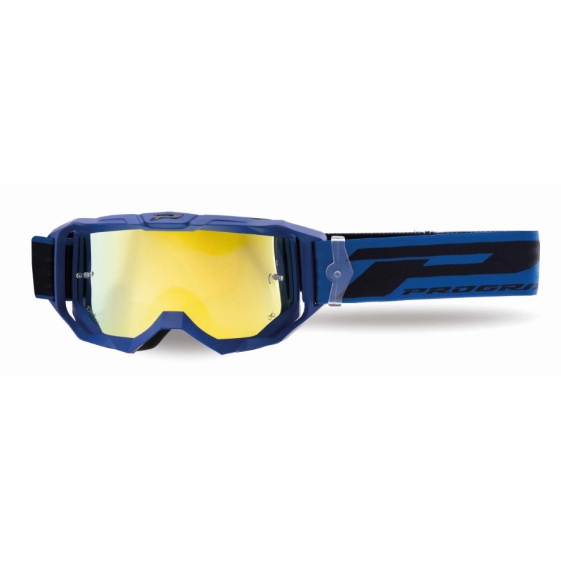 Мотоокуляри Progrip PG3300-410 FL Vision Blue Yellow Lens