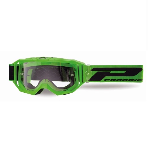 Мотоокуляри Progrip PG3300-413 TR Vision Green Clear Lens