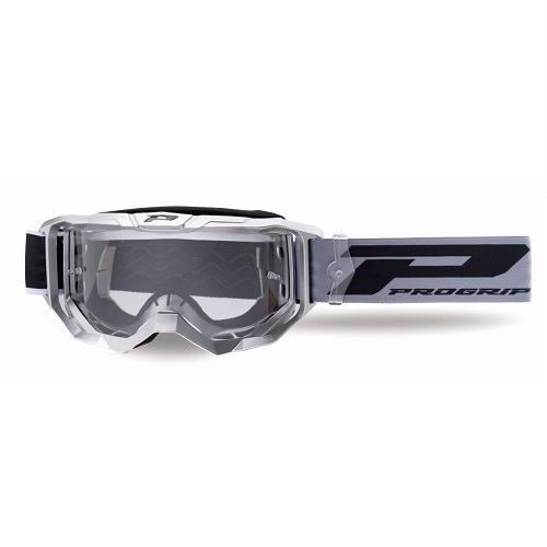 Мотоокуляри Progrip PG3300-414 TR Vision Silver Clear Lens