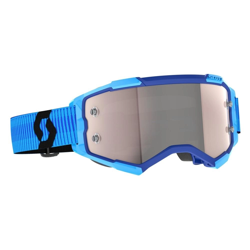 Мотоокуляри Scott Fury Blue/Black Silver Chrome Lens