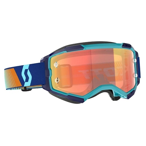 Мотоокуляри Scott Fury Blue/Orange Orange Lens