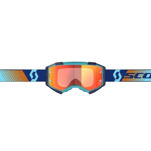 Мотоокуляри Scott Fury Blue/Orange Orange Lens