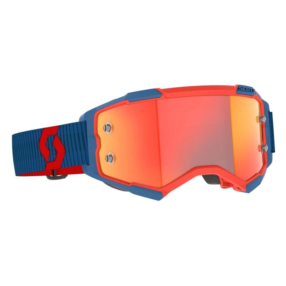 Мотоокуляри Scott Fury Blue/Red Orange Chrome Lens
