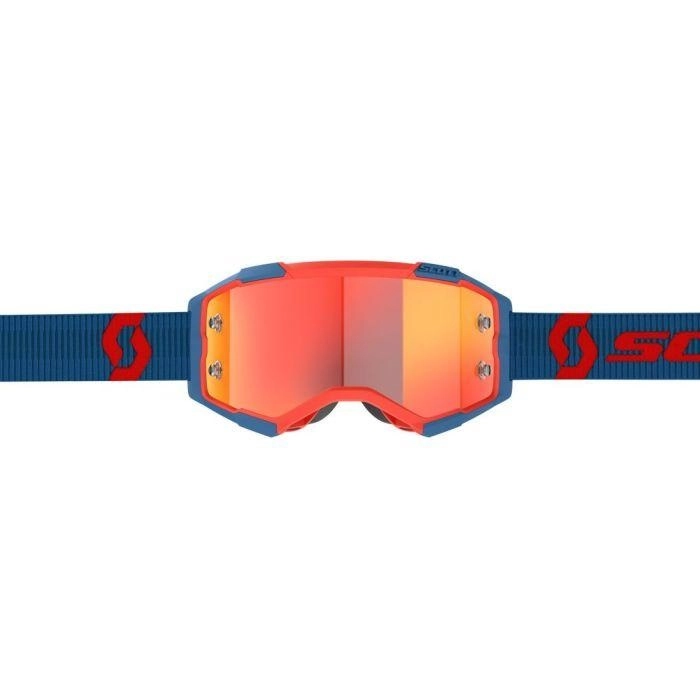 Мотоокуляри Scott Fury Blue/Red Orange Chrome Lens