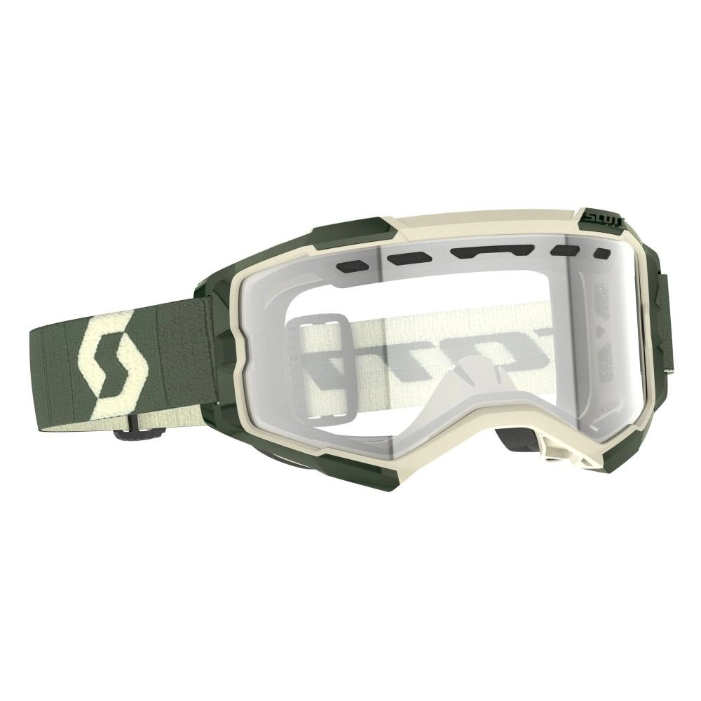 Мотоокуляри Scott Fury Enduro Green Clear Lens
