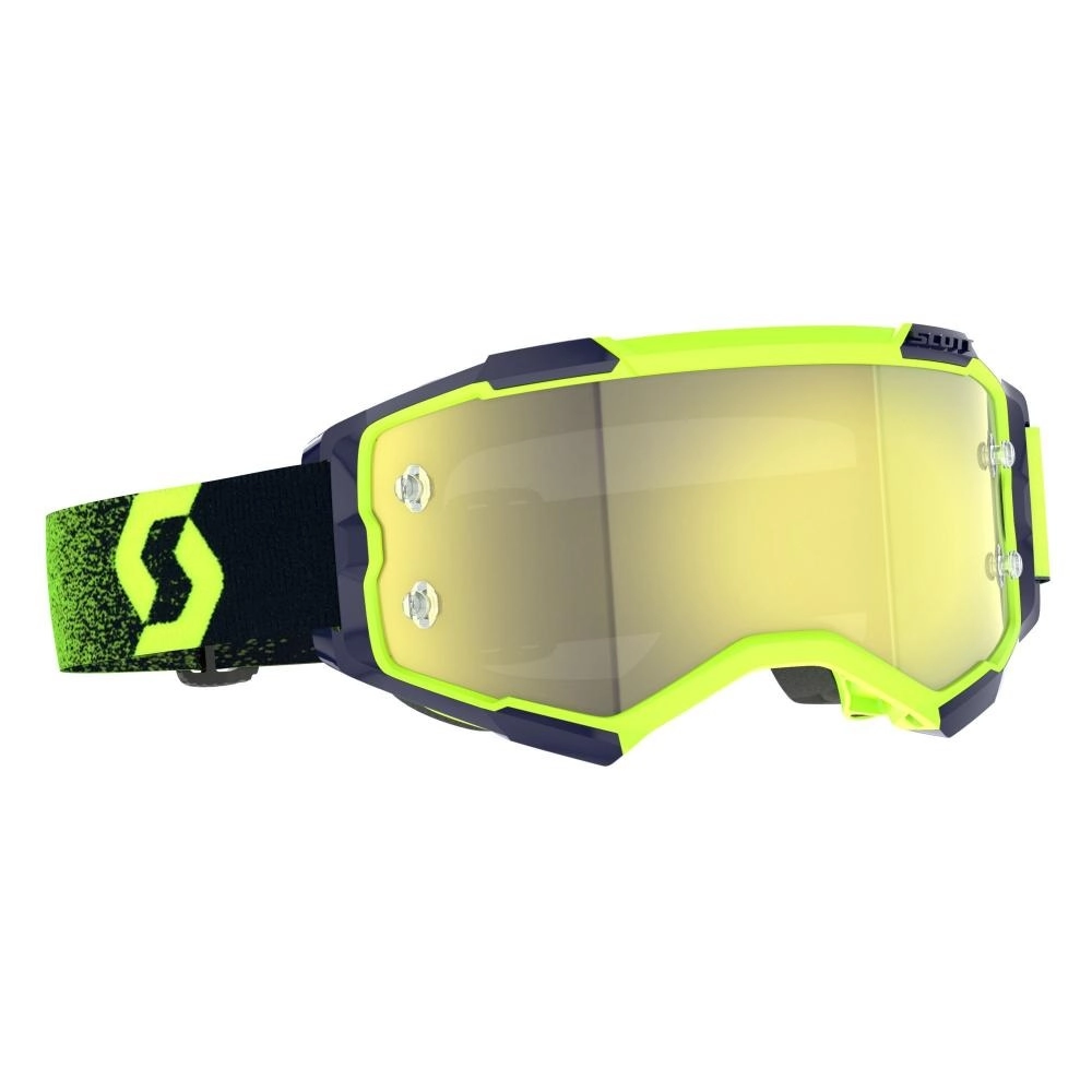 Мотоокуляри Scott Fury Green/Yellow Yellow Chrome Lens