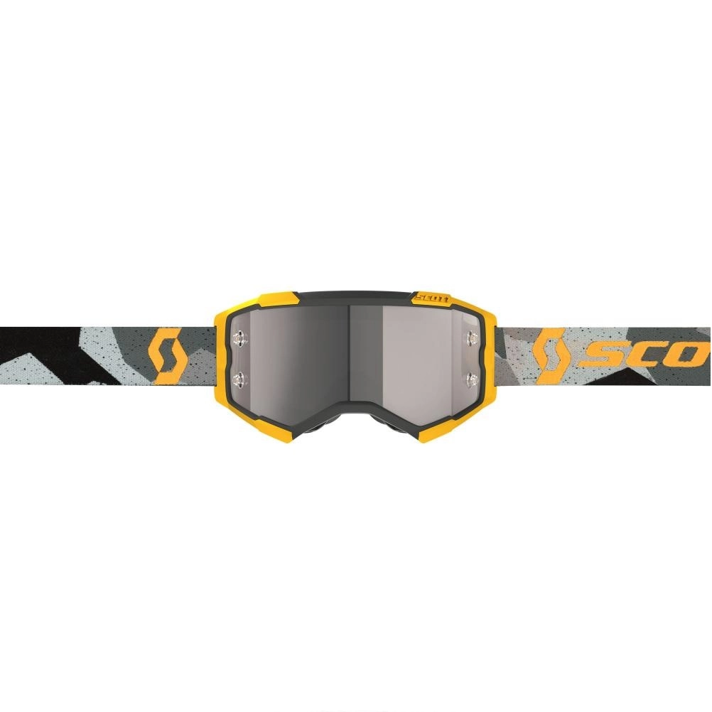 Мотоокуляри Scott Fury Grey/Yellow/Silver Silver Lens