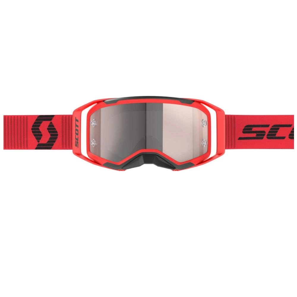 Мотоокуляри Scott Prospect 2.0 Red/Black Silver Grey Lens