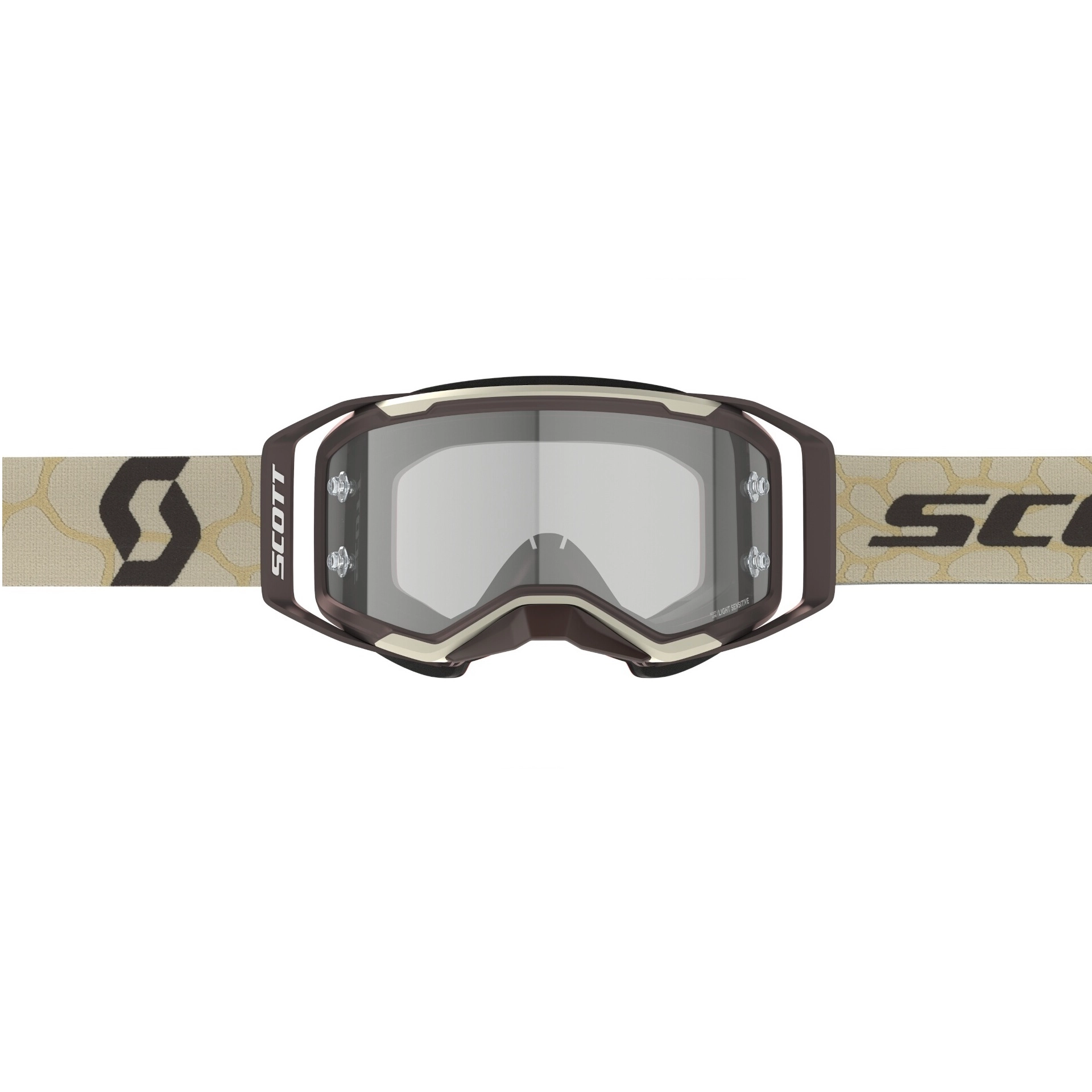 Мотоокуляри Scott Prospect 2.0 Sand Dust Brown/Grey Chrome Lens