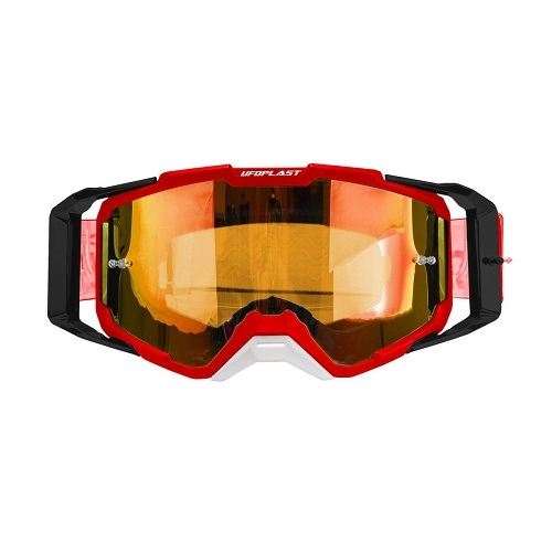 Мотоочки UFO Core 2.0 Red/Black Orange Lens