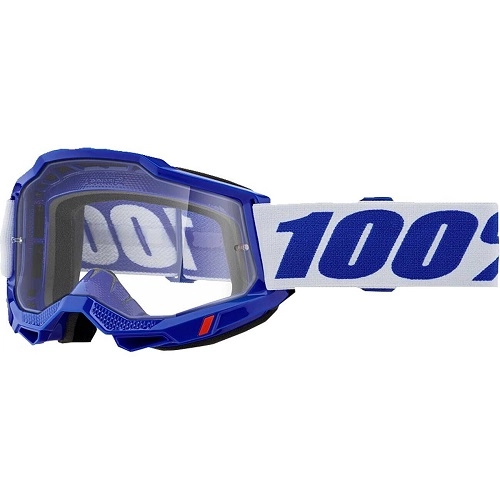 Мотоокуляри 100% Accuri 2 Blue/White Clear Lens
