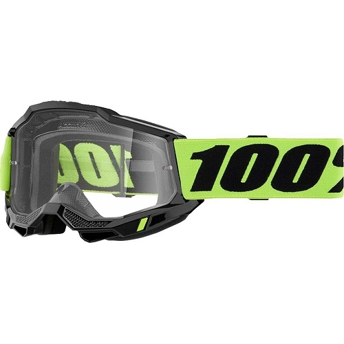 Мотоокуляри 100% Accuri 2 Neon Yellow/Black Clear Lens