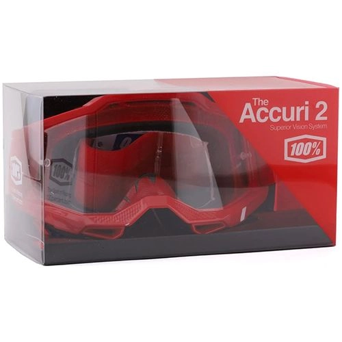 Мотоокуляри 100% Accuri 2 Red Clear Lens