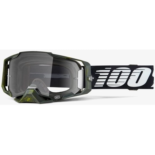 Мотоокуляри 100% Armega Soledad Camo/Black/White Clear Lens