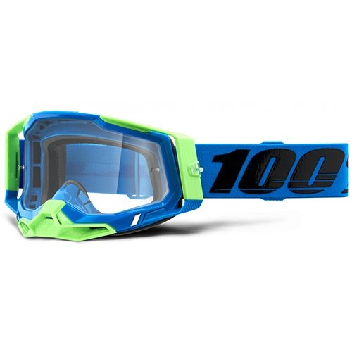 Мотоокуляри 100% Racecraft 2 Fremont Blue/Green/Black Clear Lens