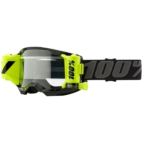 Мотоокуляри 100% Strata 2 Forecast Roll-Off Black Clear Lens
