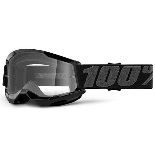 Мотоокуляри 100% Strata 2 Junior Black Clear Lens