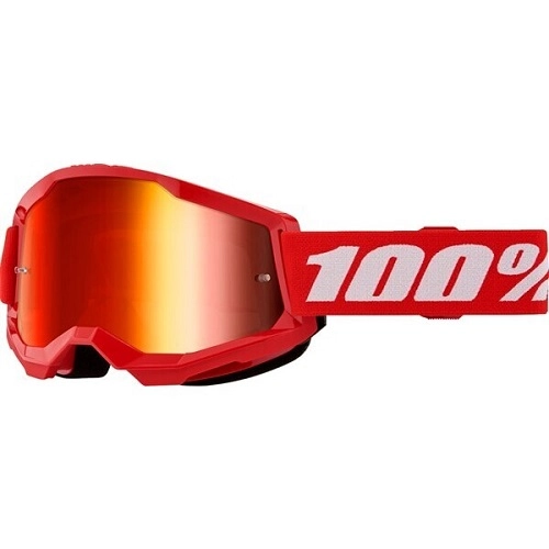 Мотоокуляри 100% Strata II Junior Red Mirror Red Lens