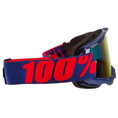 Мотоокуляри 100% Strata II Masego Blue Mirror Red Lens