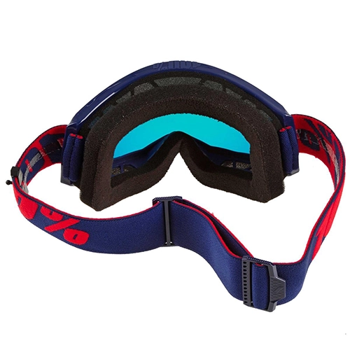 Мотоокуляри 100% Strata II Masego Blue Mirror Red Lens