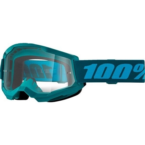Мотоокуляри 100% Strata II Stone Blue Clear Lens