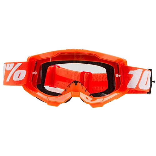 Мотоокуляри 100% Strata II Youth Orange Clear Lens
