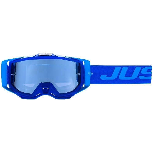 Мотоокуляри Just1 Iris 2.0 Logo Blue Mirror Blue Lens