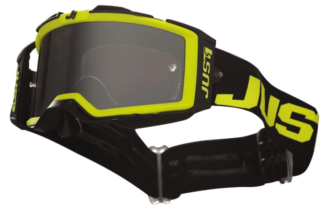 Мотоокуляри Just1 Nerve Absolute Black/Yellow Mirror Silver Lens