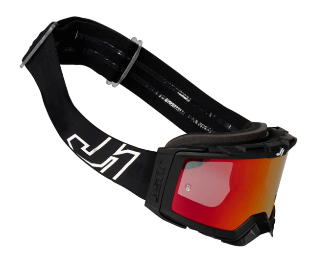 Мотоокуляри Just1 Nerve Prime Black Mirror Red Lens