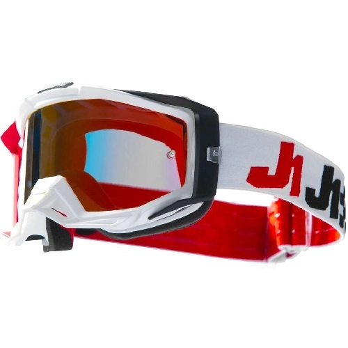 Мотоокуляри Just1 Racer 2.0 Black/Red White/Red Mirror Lens