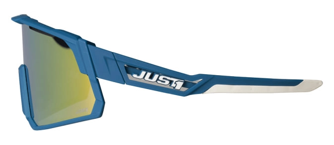 Мотоокуляри Just1 Sniper Blue/White Gold Mirror Lens