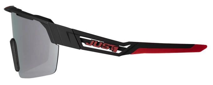 Мотоокуляри Just1 Sniper Urban Black/Red Grey Mirror Lens