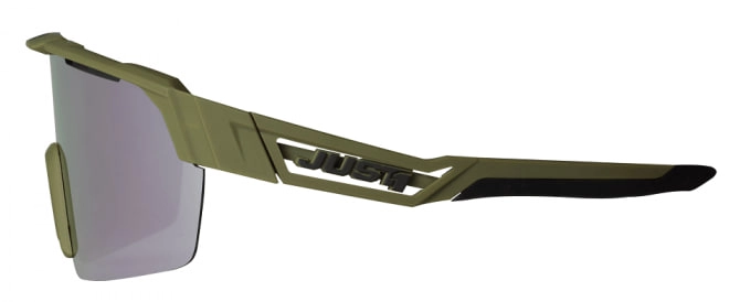 Мотоокуляри Just1 Sniper Urban Green/Black Grey Mirror Lens