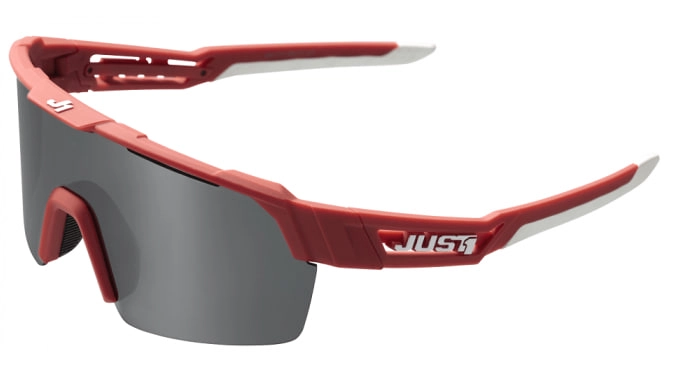 Мотоокуляри Just1 Sniper Urban Red/White Silver Mirror Lens