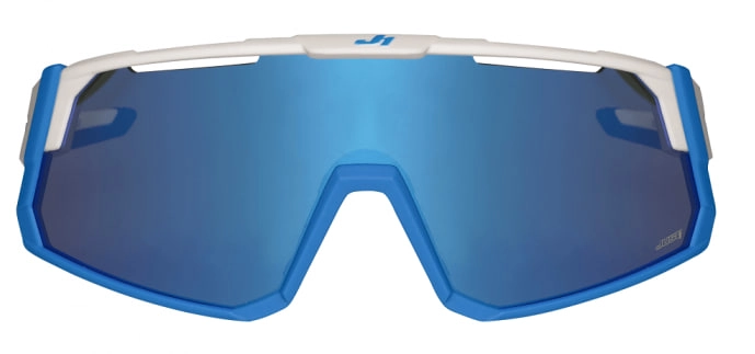 Мотоокуляри Just1 Sniper White/Blue Mirror Lens