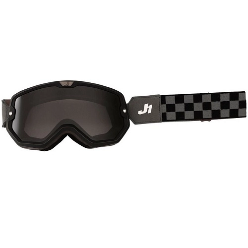 Мотоокуляри Just1 Swing Chess Black/Grey Smoke Lens