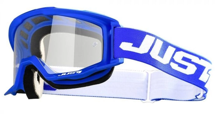 Мотоокуляри Just1 Vitro Blue/White Clear Lens