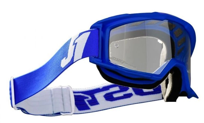 Мотоокуляри Just1 Vitro Blue/White Clear Lens