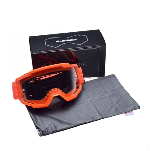 Мотоокуляри LS2 Charger Orange Clear Lens