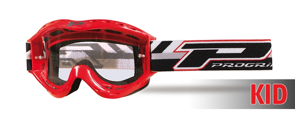 Мотоочки Progrip 3101 Kid Red Clear Lens