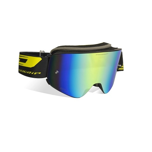 Мотоочки Progrip 3205-184 Magnet Black Mat Mirror Yellow Lens