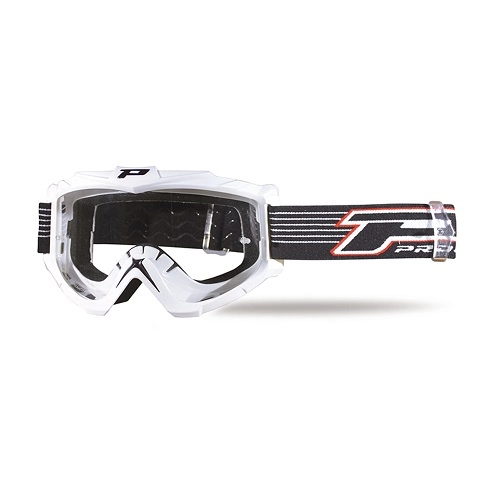 Мотоочки Progrip 3301 Naswa White Clear Lens