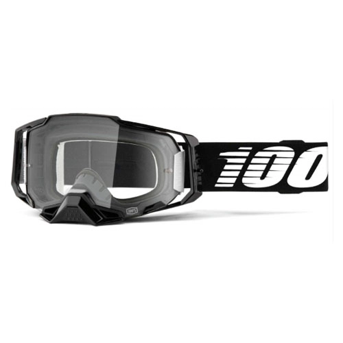 Мотоокуляри 100% Armega Black Clear Lens