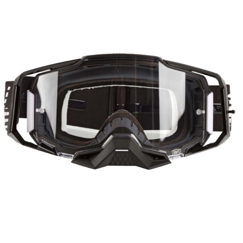 Мотоокуляри 100% Armega Black Clear Lens