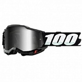 Мотоочки 100% Accuri II Junior Black Mirror Silver Lens