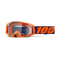 Мотоочки 100% Armatic Neon Orange Clear Lens