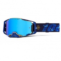 Мотоочки 100% Armega Bruni Signature Mirror Blue Lens