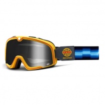 Мотоочки 100% Barstow Race Service Orange/Black Silver Mirror Lens
